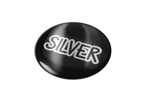 Doming Rund Ø 30 mm - Silber bedrucken, Art.-Nr. LT99106-N0005