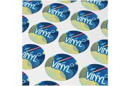 Vinyl Sticker Rund Ø 17 mm bedrucken, Art.-Nr. LT99134