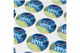 Vinyl Sticker Rund Ø 25 mm bedrucken, Art.-Nr. LT99136
