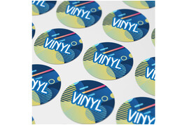 Vinyl Sticker Rund Ø 30 mm bedrucken, Art.-Nr. LT99137