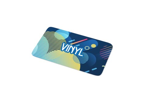 Vinyl Sticker Rechteck 100x30mm - Weiss bedrucken, Art.-Nr. LT99148-N0001