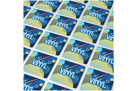 Vinyl Sticker Quadrat 10x10mm bedrucken, Art.-Nr. LT99149