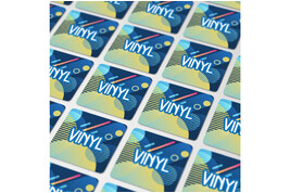 Vinyl Sticker Quadrat 15x15mm bedrucken, Art.-Nr. LT99151