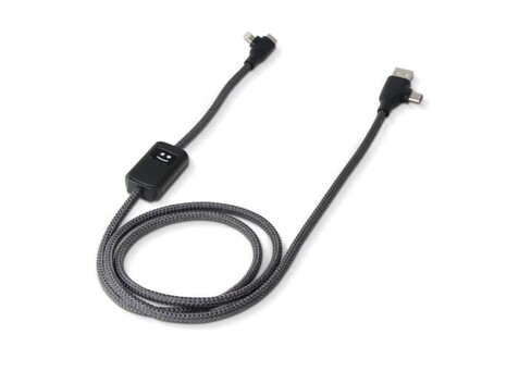 Xoopar Allure GRS PD-Kabel mit Datenübertragung - Dunkelgrau bedrucken, Art.-Nr. LT41020-N0060