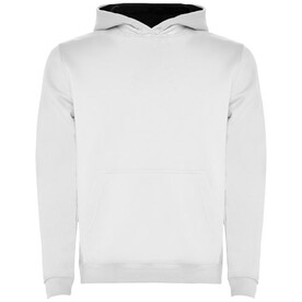 Urban Kapuzenpullover für Kinder, weiss, Navy Blue bedrucken, Art.-Nr. K10678AC Urban Kapuzenpullover für Kinder, weiss, Navy Blue bedrucken, Art.-Nr. K10678AC