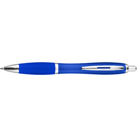 Kugelschreiber aus Kunststoff Newport – Blau bedrucken, Art.-Nr. 005999999_3015