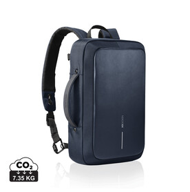 Bobby Bizz 2.0 Anti-Diebstahl Rucksack &amp;amp; Aktentasche navy blau, navy blau bedrucken, Art.-Nr. P705.925