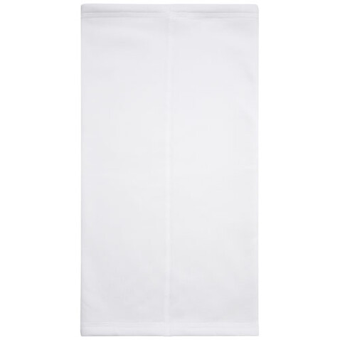 Zoya Sublimation-Multi-Schal aus RPET mit Säumen und Fleece-Schicht, weiss bedrucken, Art.-Nr. 1PL06301