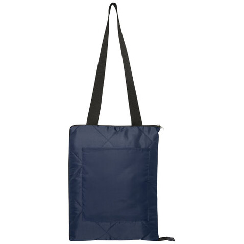 Clary Picknickdecke aus Recyceltem GRS-Polyester, navy bedrucken, Art.-Nr. 11332155