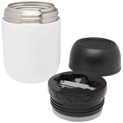 Supo 480 ml Doppelwandiger Lunch-Pot, weiss bedrucken, Art.-Nr. 11336401