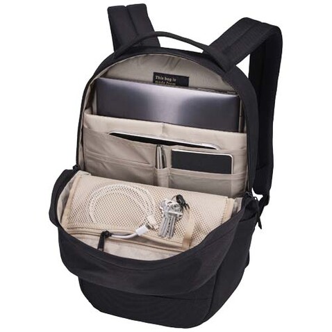 Case Logic Invigo 14&quot; recycelter Laptop-Rucksack 14,5L, schwarz bedrucken, Art.-Nr. 12072390