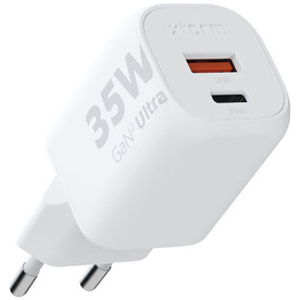 Xtorm XEC035 GaN² Ultra 35 W Wandladegerät, weiss bedrucken, Art.-Nr. 12439401 Xtorm XEC035 GaN² Ultra 35 W Wandladegerät, weiss bedrucken, Art.-Nr. 12439401