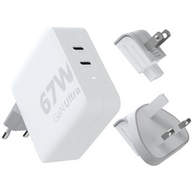 Xtorm XVC2067 GaN Ultra 67 W Reiseladegerät mit 100 W USB-C PD-Kabel, weiss bedrucken, Art.-Nr. 12439601 Xtorm XVC2067 GaN Ultra 67 W Reiseladegerät mit 100 W USB-C PD-Kabel, weiss bedrucken, Art.-Nr. 12439601