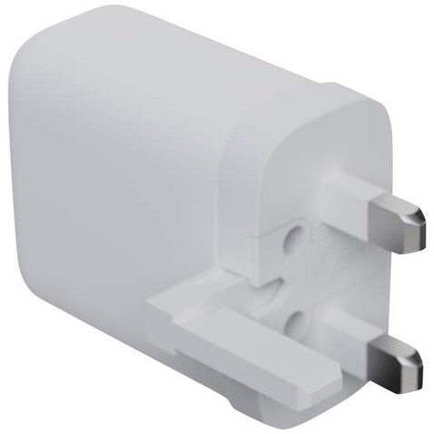 Xtorm XEC067G GaN² Ultra 67 W Wandladegerät mit UK-Stecker, weiss bedrucken, Art.-Nr. 12440701