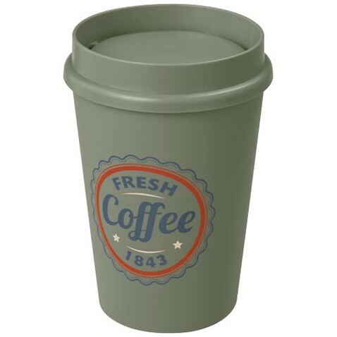 Americano® Switch 300 ml Becher mit 360°-Deckel, heather grün bedrucken, Art.-Nr. 21027662