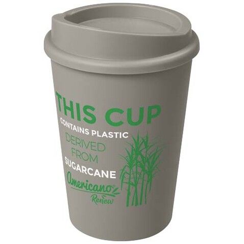 Americano® Switch Renew Becher mit Deckel 300 ml, kieselgrau bedrucken, Art.-Nr. 21028182