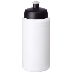 Baseline Rise 500 ml Sportflasche, weiss, schwarz bedrucken, Art.-Nr. 21028801