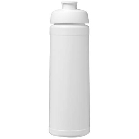 Baseline Rise 750 ml Sportflasche mit Klappdeckel, weiss, weiss bedrucken, Art.-Nr. 21029101