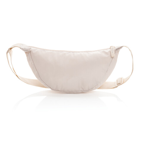 Crescent AWARE™ RPET Half-Moon Sling Tasche beige bedrucken, Art.-Nr. P763.2019