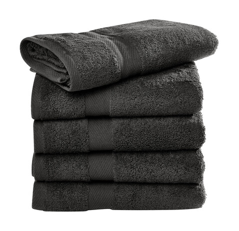 SG ACCESSORIES - TOWELS Seine Hand Towel 50x100 cm, Black, One Size bedrucken, Art.-Nr. 003641010