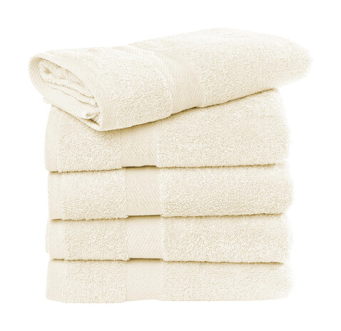SG ACCESSORIES - TOWELS Seine Guest Towel LUXE, Ecru, 40x60 bedrucken, Art.-Nr. 005640050