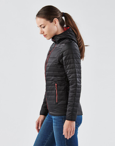 StormTech Women`s Gravity Thermal Jacket, Navy/Charcoal, XS bedrucken, Art.-Nr. 015182642