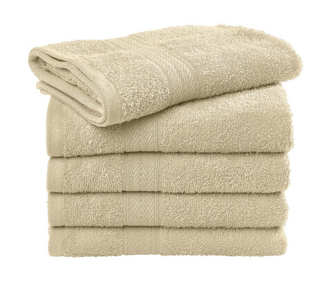 SG ACCESSORIES - TOWELS Rhine Hand Towel COMFORT, Sand, One Size bedrucken, Art.-Nr. 015647410