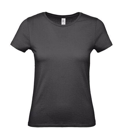 B &amp; C #E150 /women T-Shirt, Black Pure, L bedrucken, Art.-Nr. 016421065