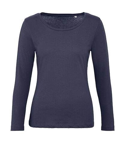 B &amp; C Organic Inspire LSL T /women, Navy Blue, XS bedrucken, Art.-Nr. 018422072