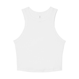 Bella Women`s Micro Rib Racer Tank, Solid White Blend, XS bedrucken, Art.-Nr. 027060042 Bella Women`s Micro Rib Racer Tank, Solid White Blend, XS bedrucken, Art.-Nr. 027060042