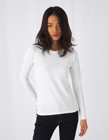 B &amp; C #E190 LSL /women, Red, M bedrucken, Art.-Nr. 030424004
