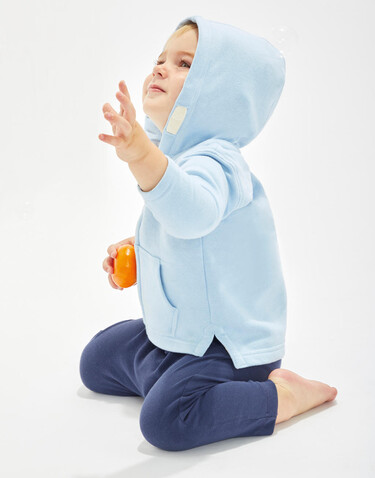 BabyBugz Baby Hoodie, Black, 4-5 yrs bedrucken, Art.-Nr. 032471017