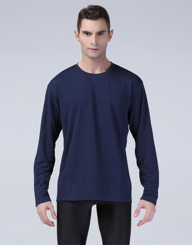 Result Performance T-Shirt LS, Black, XL bedrucken, Art.-Nr. 036331016