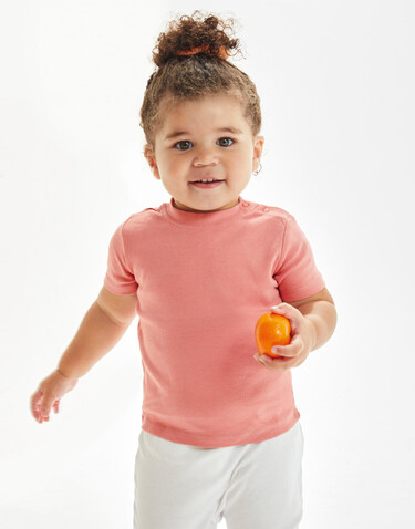 BabyBugz Baby T-Shirt, Bubble Gum Pink, 18-24 bedrucken, Art.-Nr. 047474225