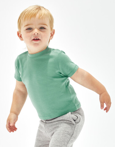 BabyBugz Baby T-Shirt, Light Olive Organic, 18-24 bedrucken, Art.-Nr. 047475295