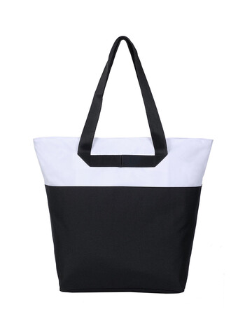 Shugon Tenerife Beach and Leisure Bag, Black/White, One Size bedrucken, Art.-Nr. 049381500