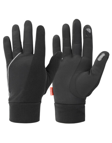Result Elite Running Gloves, Black, S bedrucken, Art.-Nr. 055331013