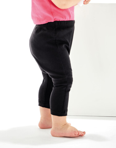 BabyBugz Baby Plain Leggings, Black, 3-6 bedrucken, Art.-Nr. 064471012