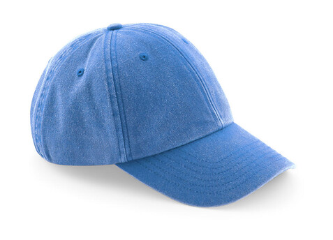 Beechfield Low Profile Vintage Cap, Vintage Cornflower, One Size bedrucken, Art.-Nr. 067693140