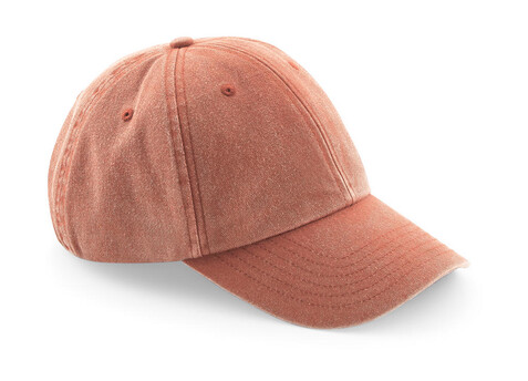 Beechfield Low Profile Vintage Cap, Vintage Orange, One Size bedrucken, Art.-Nr. 067694420