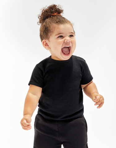 BabyBugz Made in Africa Baby T, Black, 3-6 bedrucken, Art.-Nr. 071471012