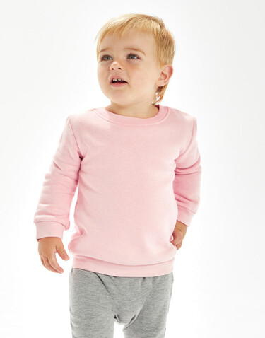 BabyBugz Baby Essential Sweatshirt, Soft Olive, 12-18 bedrucken, Art.-Nr. 074475344
