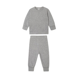 BabyBugz Baby Pyjamas, Heather Grey Melange, 6-12 bedrucken, Art.-Nr. 077471261 BabyBugz Baby Pyjamas, Heather Grey Melange, 6-12 bedrucken, Art.-Nr. 077471261