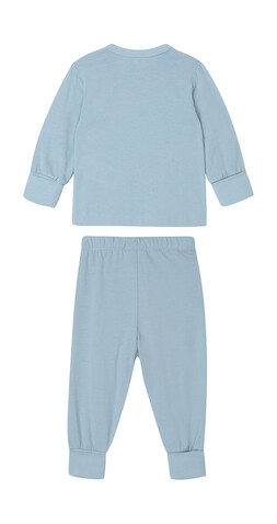 BabyBugz Baby Pyjamas, Dusty Blue, 2-3y bedrucken, Art.-Nr. 077473114