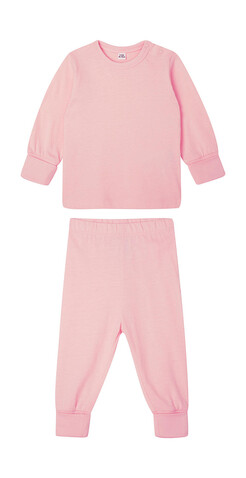 BabyBugz Baby Pyjamas, Powder Pink, 2-3y bedrucken, Art.-Nr. 077474174