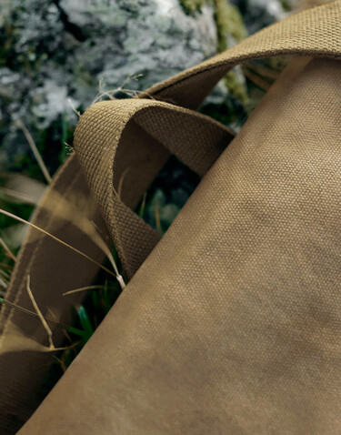 Quadra Heritage Waxed Canvas Backpack, Olive Green, One Size bedrucken, Art.-Nr. 081305300