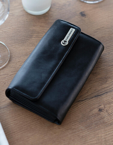 Karlowsky Waiter`s Wallet with Press Stud, Black, One Size bedrucken, Art.-Nr. 093671010