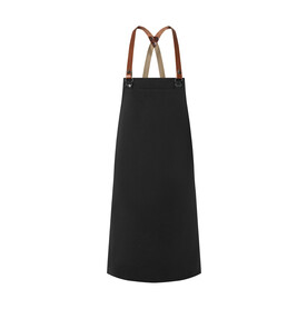 Karlowsky Bib Apron Green-Generation, Black, One Size bedrucken, Art.-Nr. 094671010