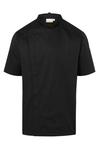 Karlowsky Short-Sleeve Chef Jacket Modern-Look, Black, 62 (2XL) bedrucken, Art.-Nr. 097671018