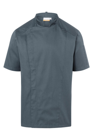 Karlowsky Short-Sleeve Chef Jacket Modern-Look, Anthracite, 54 (L) bedrucken, Art.-Nr. 097671404
